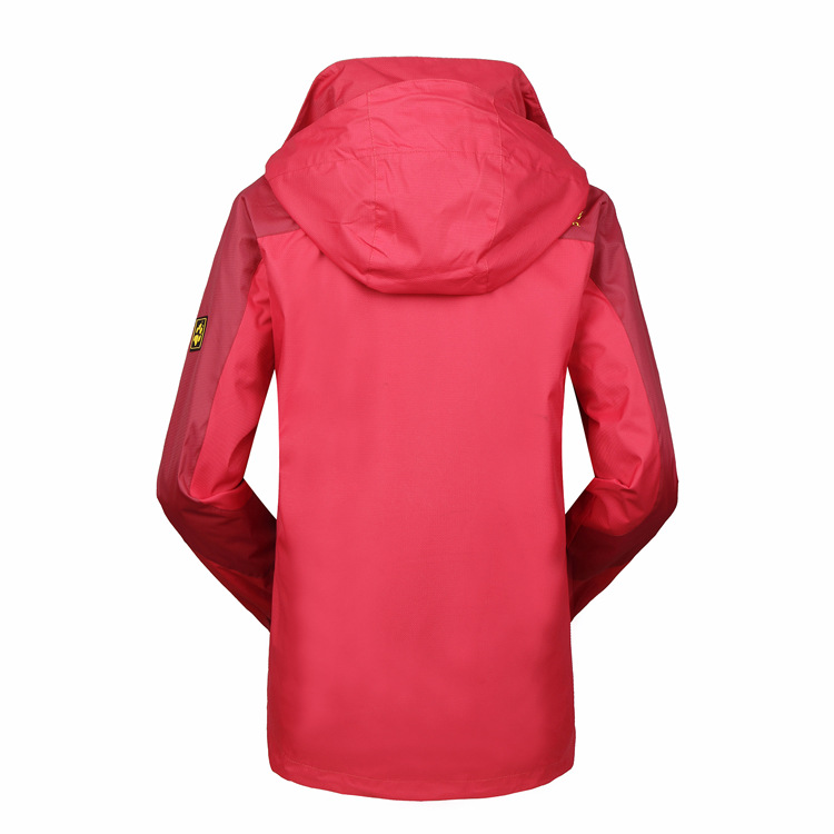 情侶款兩件套雙面絨沖鋒衣防風(fēng)擋雨戶(hù)外釣魚(yú)登山定做加工訂LOGO